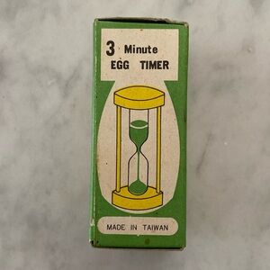 3 Minute egg timer in the box